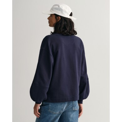 LOGO VOLUME C-NECK SWEAT