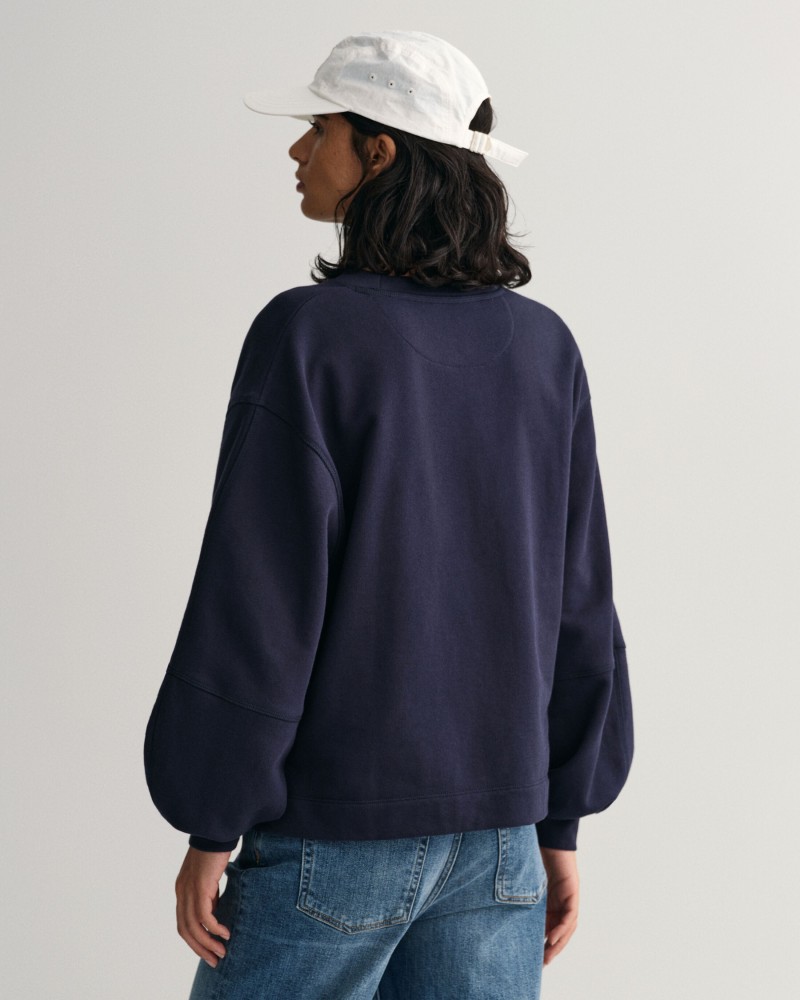 LOGO VOLUME C-NECK SWEAT