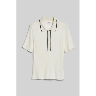 LIGHTWEIGHT RIBBED SS POLO