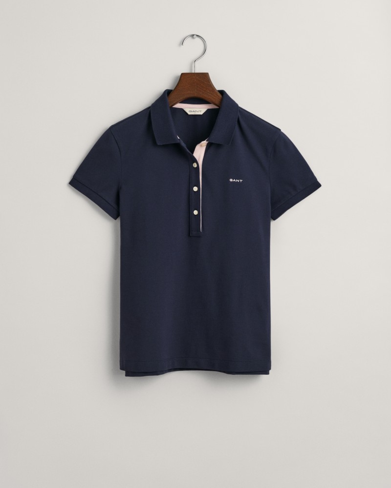 CONTRAST COLLAR SS PIQUE POLO