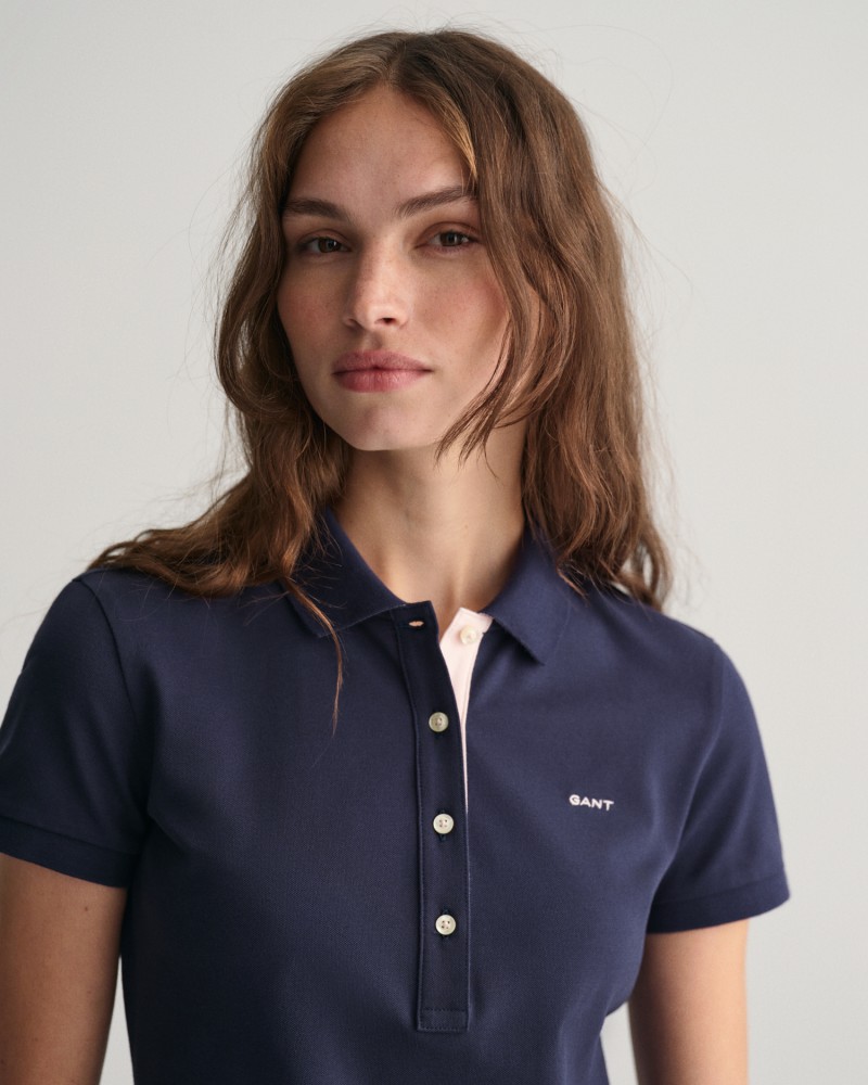 CONTRAST COLLAR SS PIQUE POLO