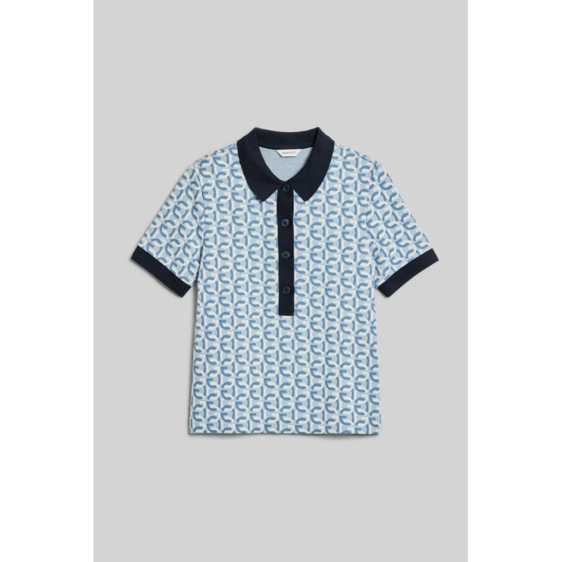 G-PATTERN JAQUARD SS POLO