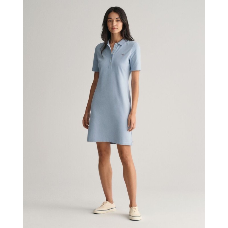 SLIM SHIELD SS PIQUE POLO DRESS