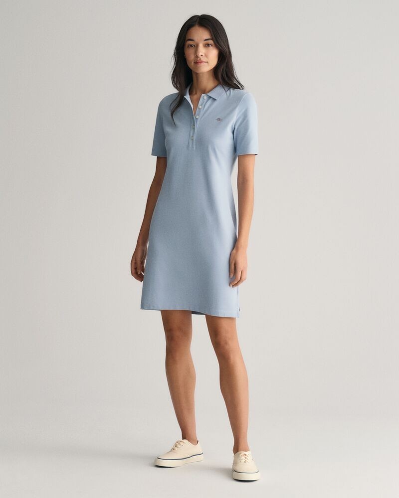 SLIM SHIELD SS PIQUE POLO DRESS