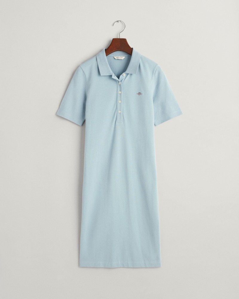 SLIM SHIELD SS PIQUE POLO DRESS