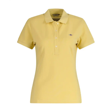 SLIM SHEILD CAP SLEEVE PIQUE POLO