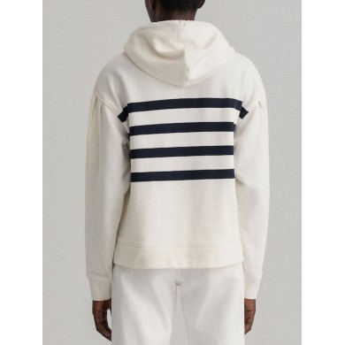 EMBROIDERED STRIPE HOODIE