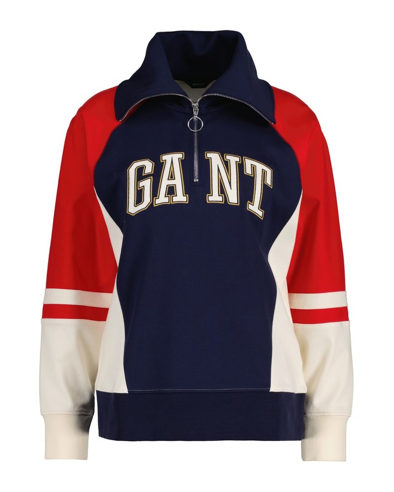 GANT ARCH HALF ZIP SWEAT