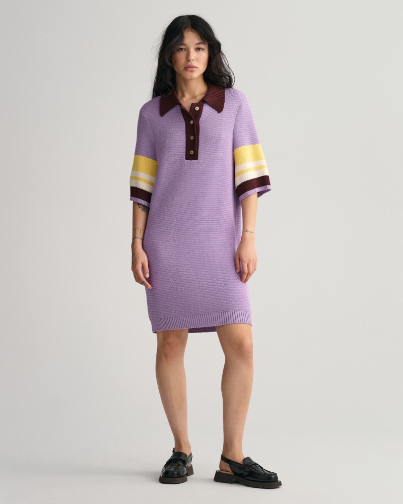 POLO KNIT MINI DRESS