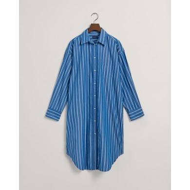 OS STRIPED SHIRT DRESS