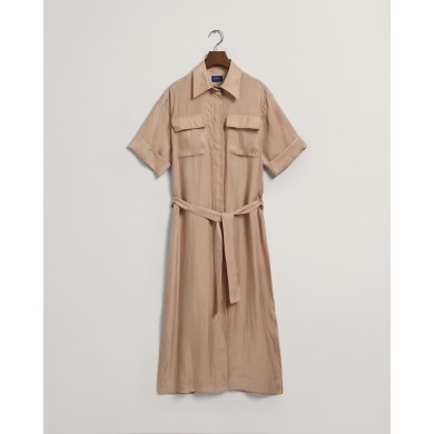 REL SS FLAP POCKET SHIRT DRESS