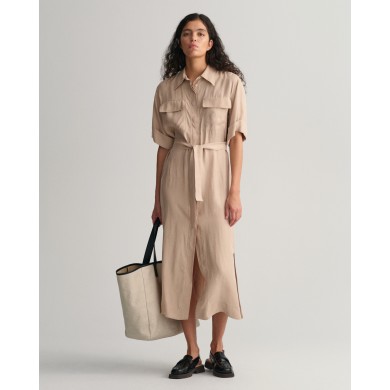 REL SS FLAP POCKET SHIRT DRESS