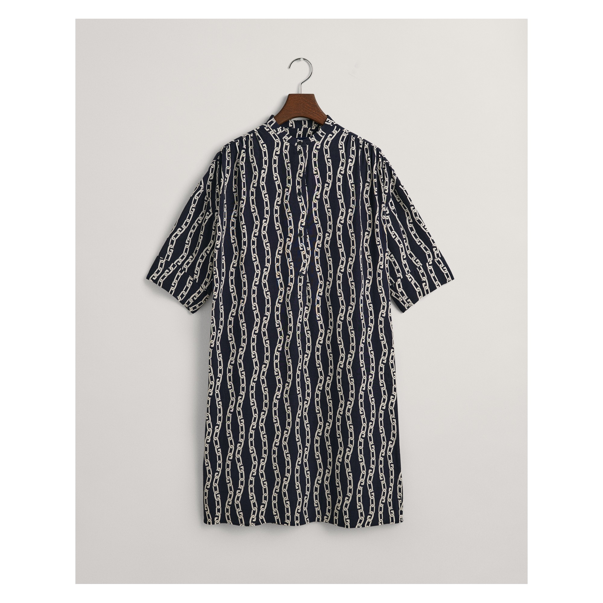 REL CHAIN PRINT TUNIC DRESS