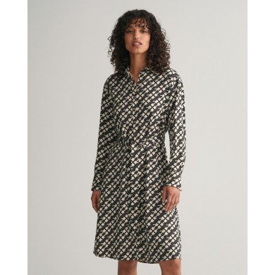 REL G PATTERN SHIRT DRESS