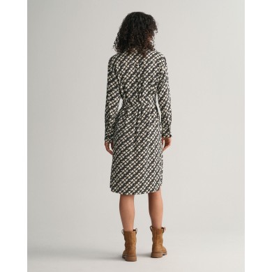 REL G PATTERN SHIRT DRESS