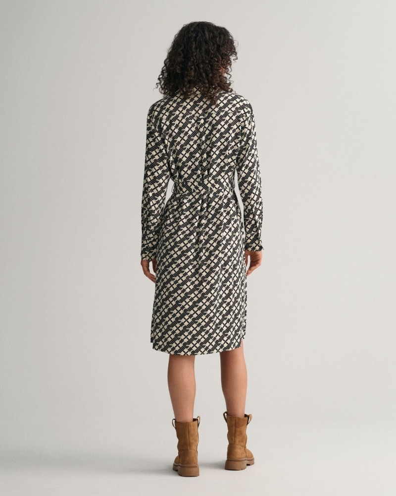 REL G PATTERN SHIRT DRESS