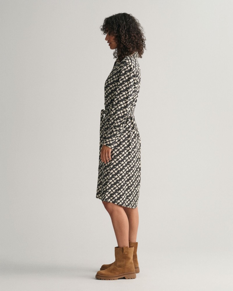 REL G PATTERN SHIRT DRESS