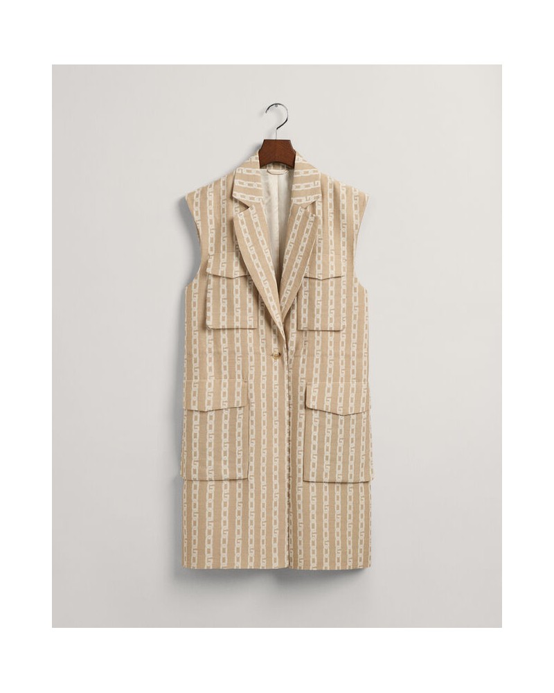 REL CHAIN JACQUARD WAISTCOAT