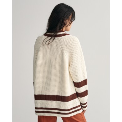 OVERSIZED GANT VARSITY CARDIGAN