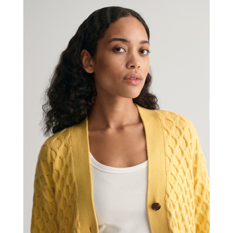 TEXTURED KNIT CARDIGAN