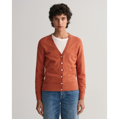 LIGHT COTTON V-CARDIGAN