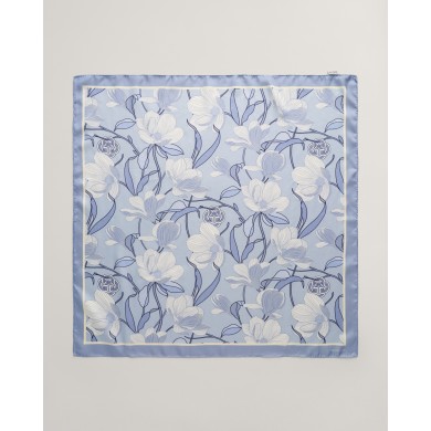 MAGNOLIA PRINT SILK SCARF