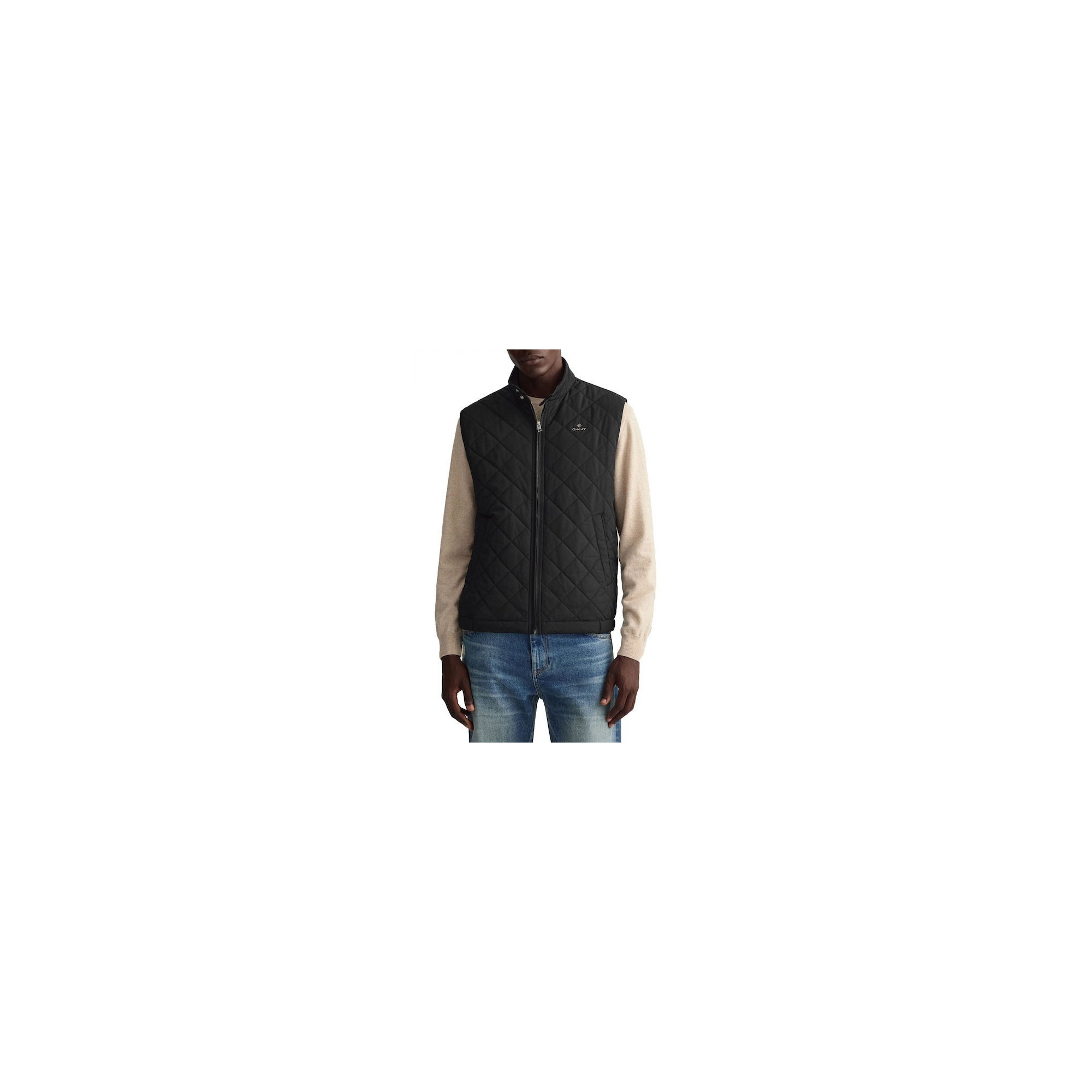 QUILTED WINDCHEATER VEST