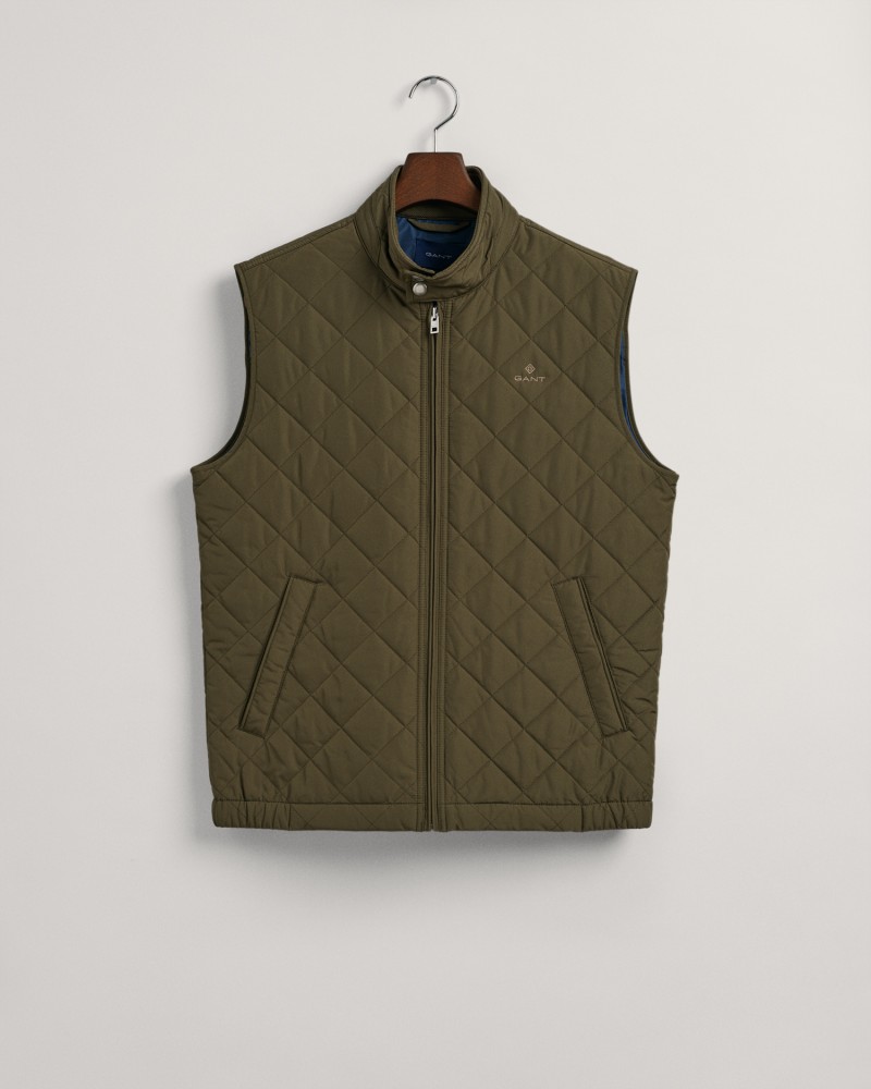 QUILTED WINDCHEATER VEST