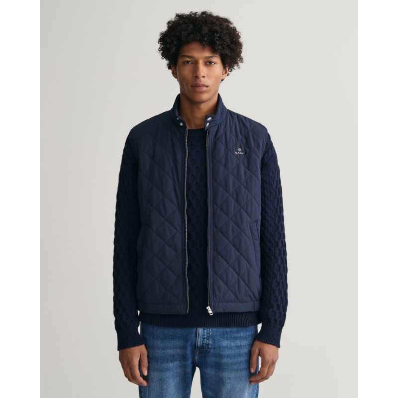 QUILTED WINDCHEATER VEST