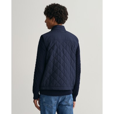 QUILTED WINDCHEATER VEST