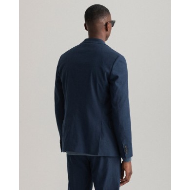 STRETCH LINEN SUIT BLAZER