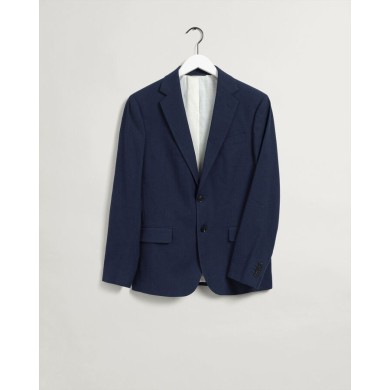 STRETCH LINEN SUIT BLAZER