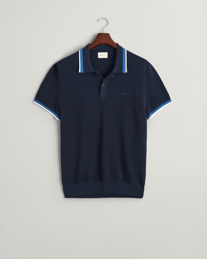 COTTON PIQUE SS POLO