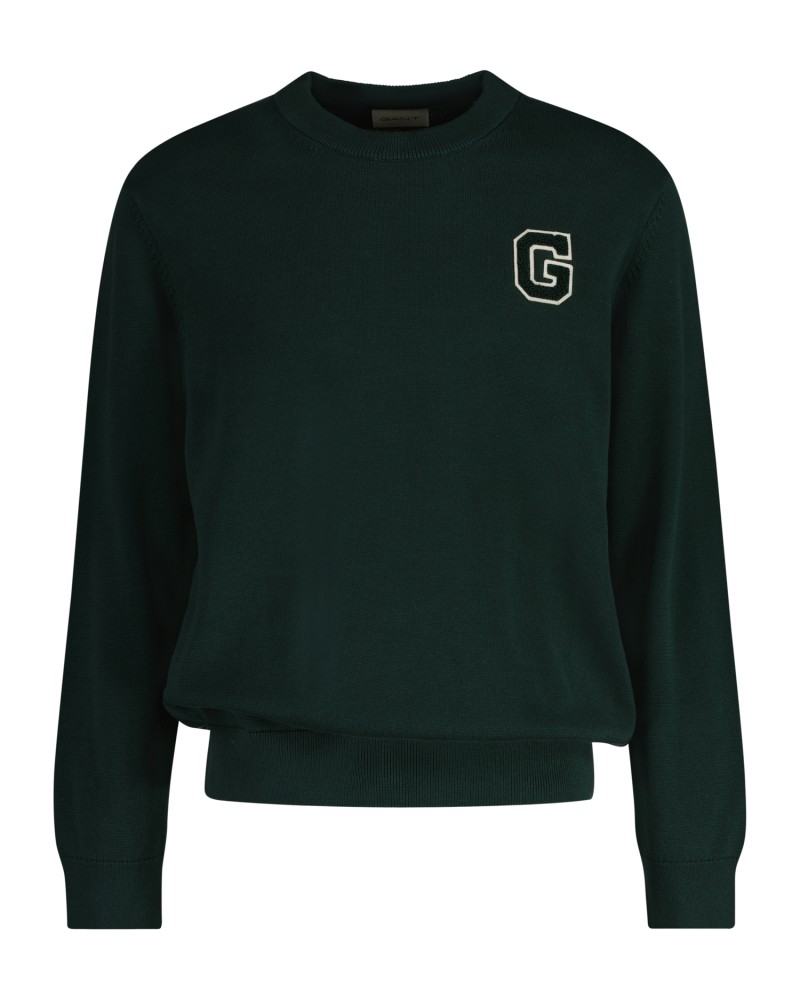 Badge Crew Neck Sweater