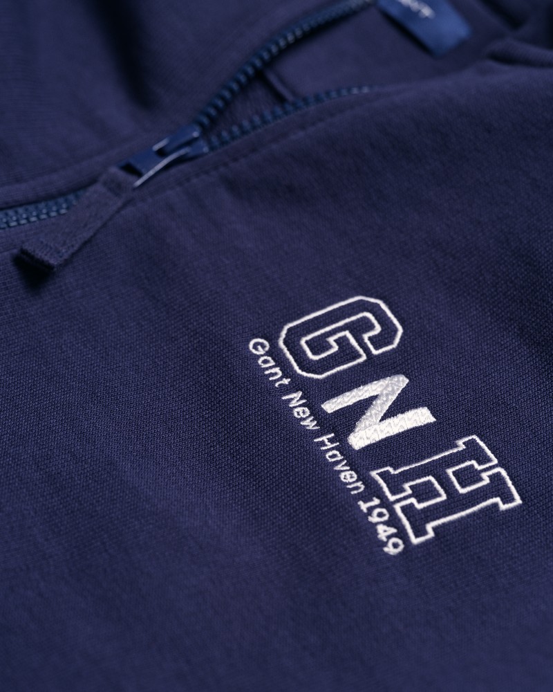 RELAXED GANT  NEW HAVEN ZIP SWEAT