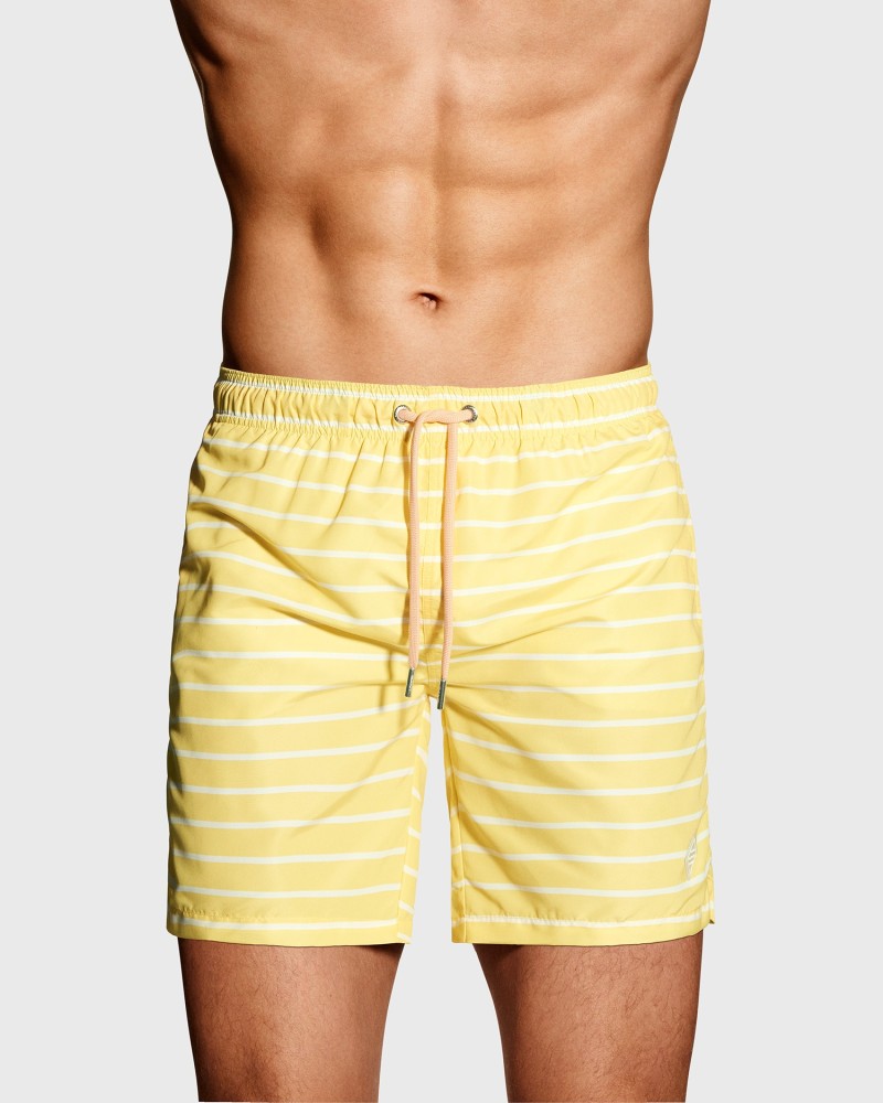 BRETON STRIPE SWIM SHORTS LONG CUT