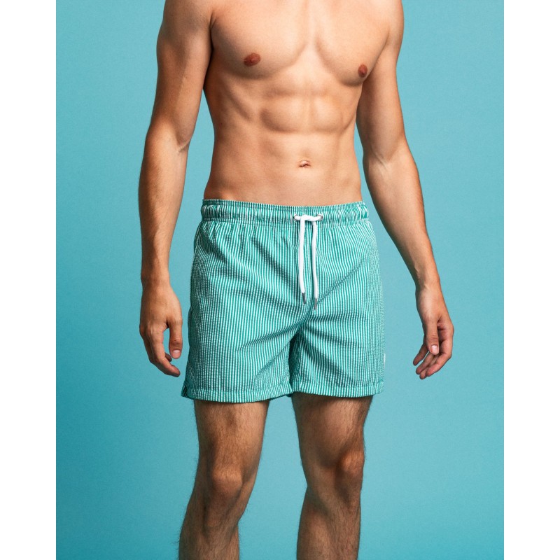 SHORT EDE BAIN CLASSIC FIT EN SEERSUCKER