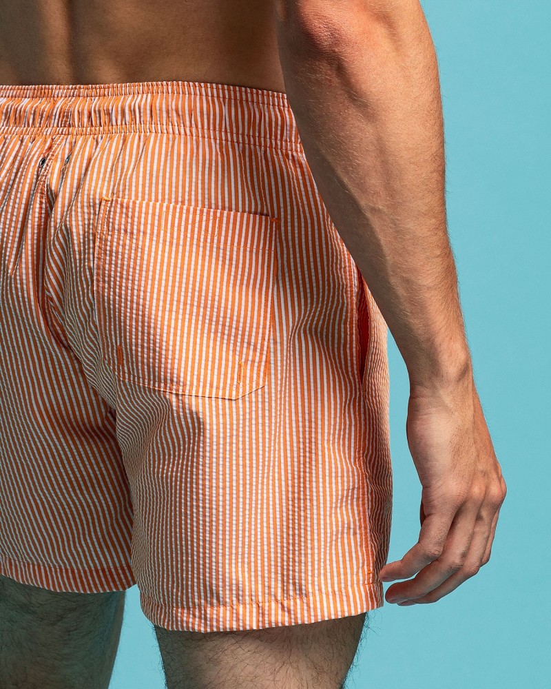 SHORT EDE BAIN CLASSIC FIT EN SEERSUCKER