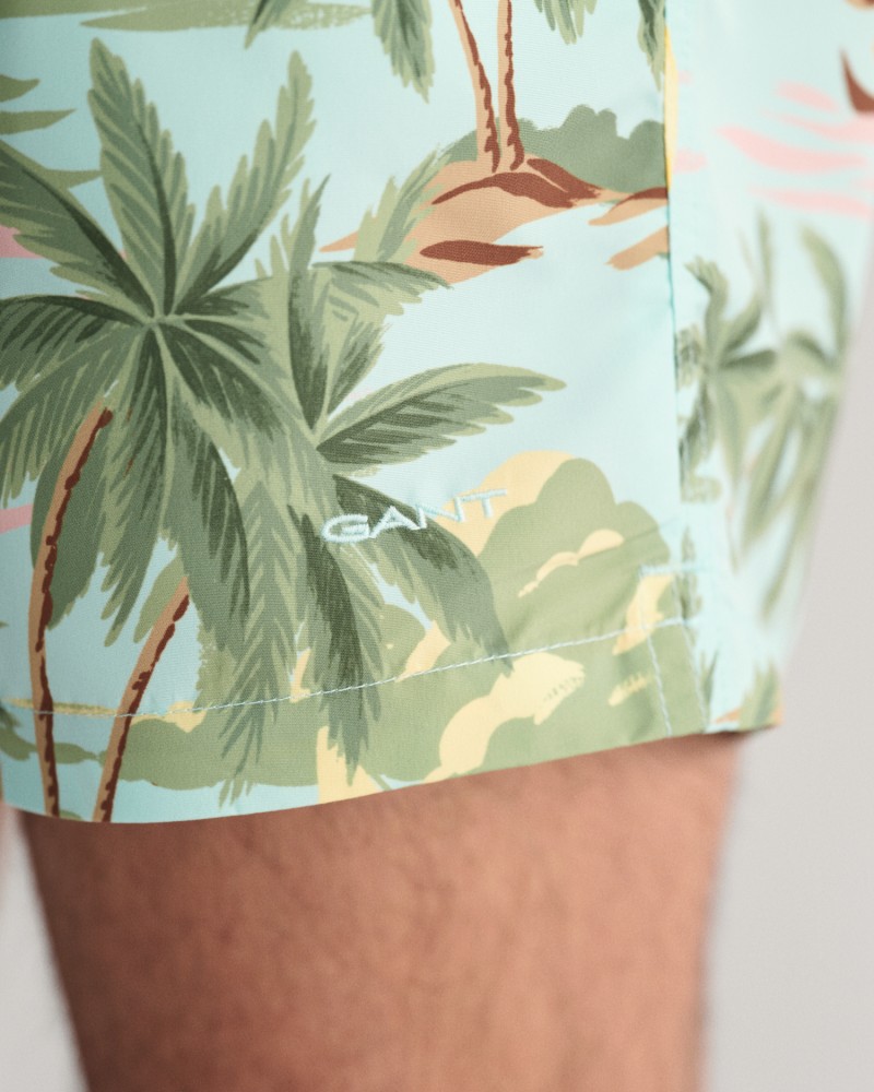 HAWAII PRINT SWIM SHORTS