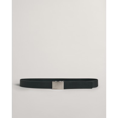 PLAQUE BUCKLE LEATHER BELT