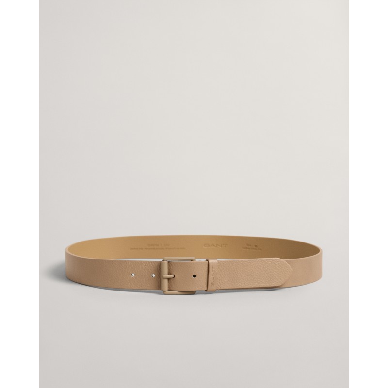 TONAL BUCKLE LEATHER BELT