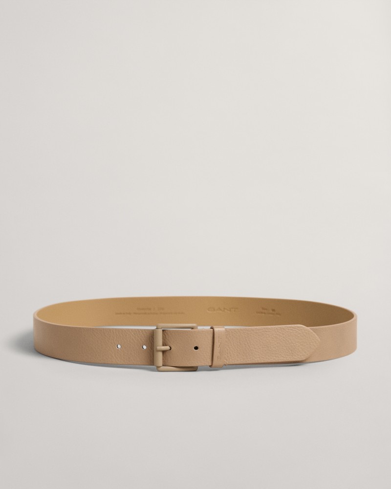 TONAL BUCKLE LEATHER BELT