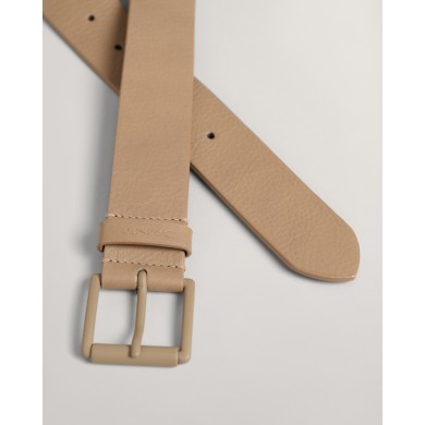 TONAL BUCKLE LEATHER BELT