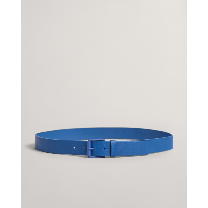 TONAL BUCKLE LEATHER BELT