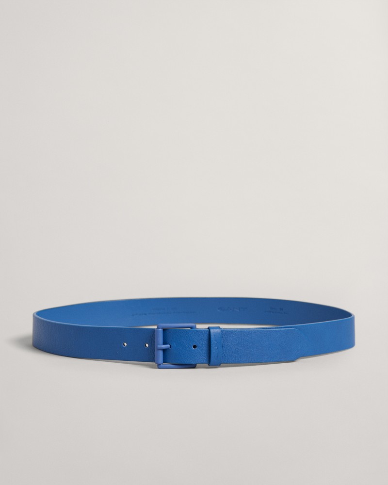 TONAL BUCKLE LEATHER BELT