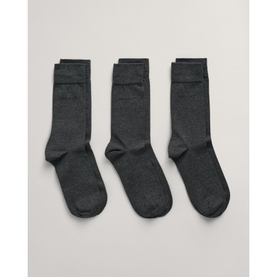 3-Pack Mercerized Cotton Socks