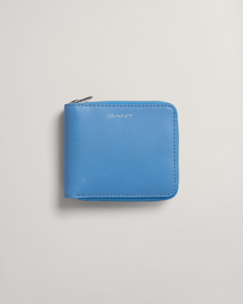 UNISEX. LEATHER ZIP WALLET