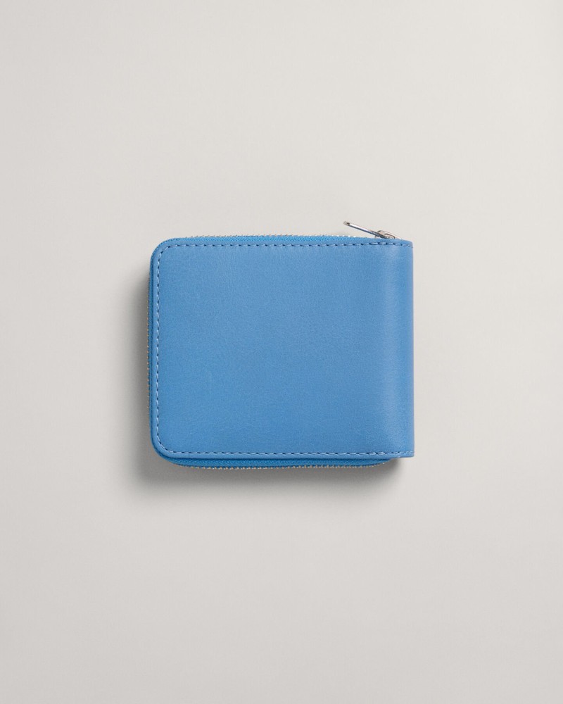 UNISEX. LEATHER ZIP WALLET