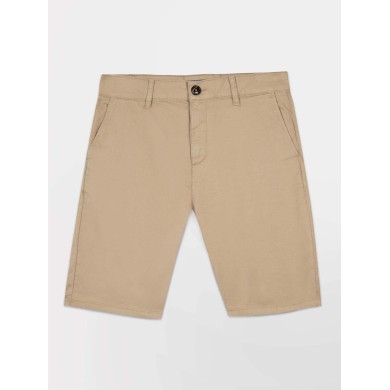 Bermuda Homme Coton Stretch Beige