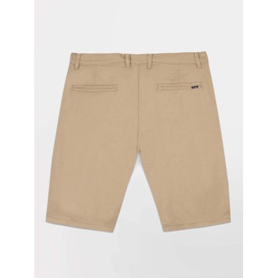 Bermuda Homme Coton Stretch Beige